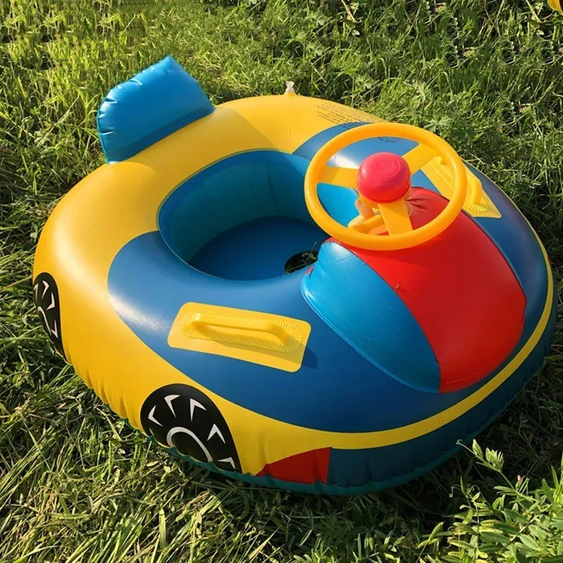 Big Inflatable Baby Swimming Police Car Pool Float