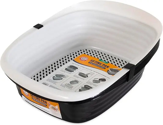 Sifting Cat Litter Box with Microban Protection – Includes Scoop for Easy Cleaning