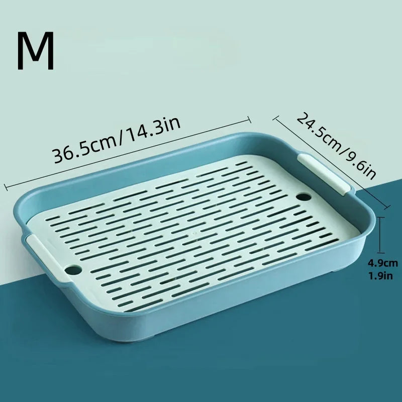 Corner Rabbit Litter Box – Small Pet Toilet Tray for Guinea Pigs, Bunnies, Ferrets, Hamsters, Chinchillas, and Other Small Animals
