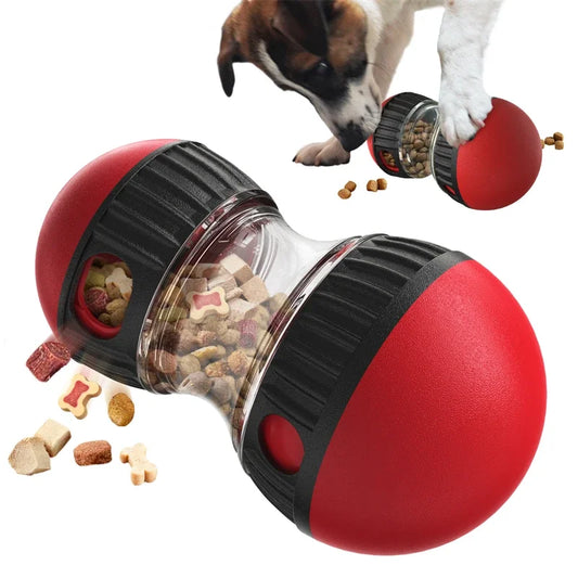 Sturdy Durable Interactive Elliptical Track Rolling Pet Food Ball