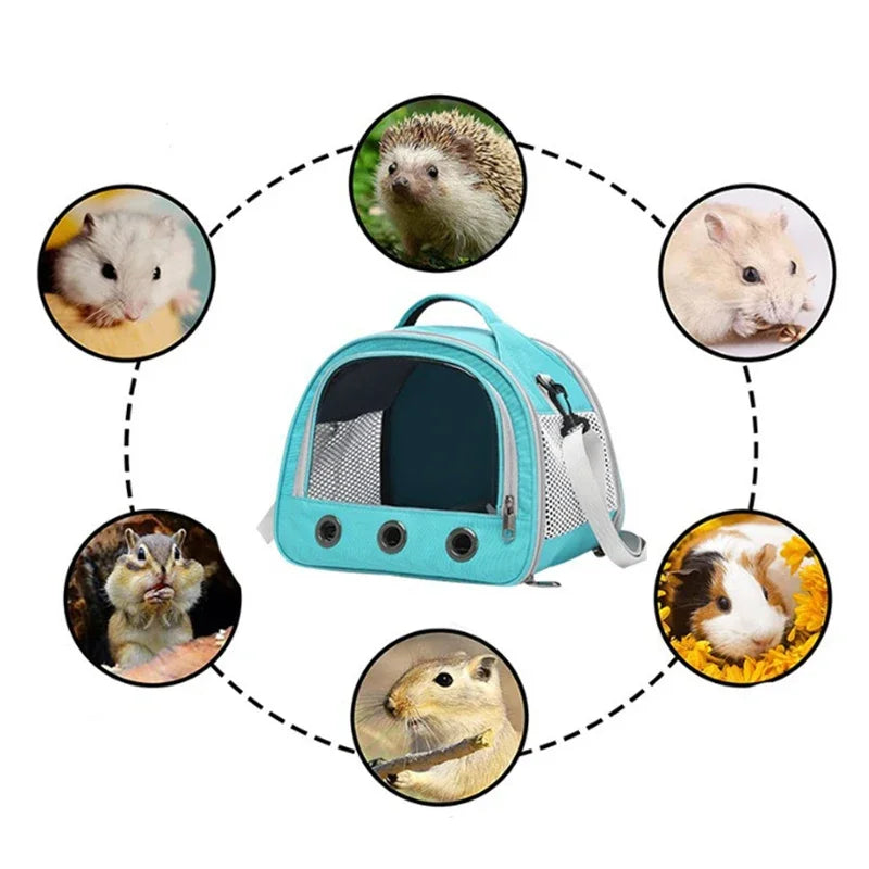 Foldable Pet Carrier Backpack – Portable Travel Bag with Cotton Cushion for Cats, Dogs, Birds & Rabbits | Anti-Suffocation, Airline-Approved