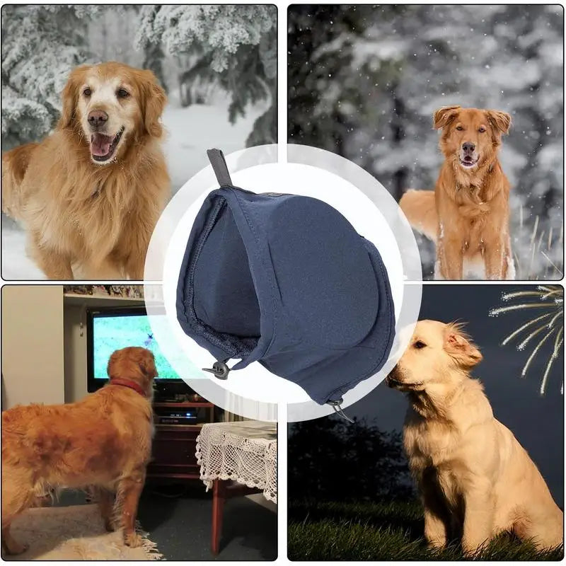 New Noise Reduction Dog Calming Earmuffs – Adjustable, Durable Hearing Protection for Pets