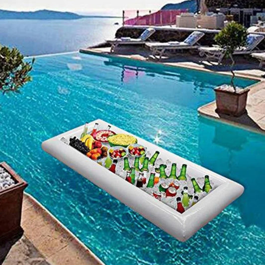 Inflatable Ice Bar & Buffet Cooler Tray – Portable Ice Bucket for Parties, BBQs, Camping & Poolside Events