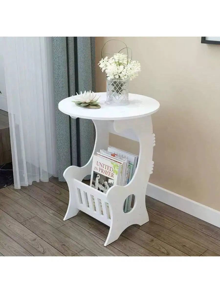 Multi-Functional Bedside Table – Nightstand with Book & Magazine Storage, Modern End Table for Bedroom or Living Room