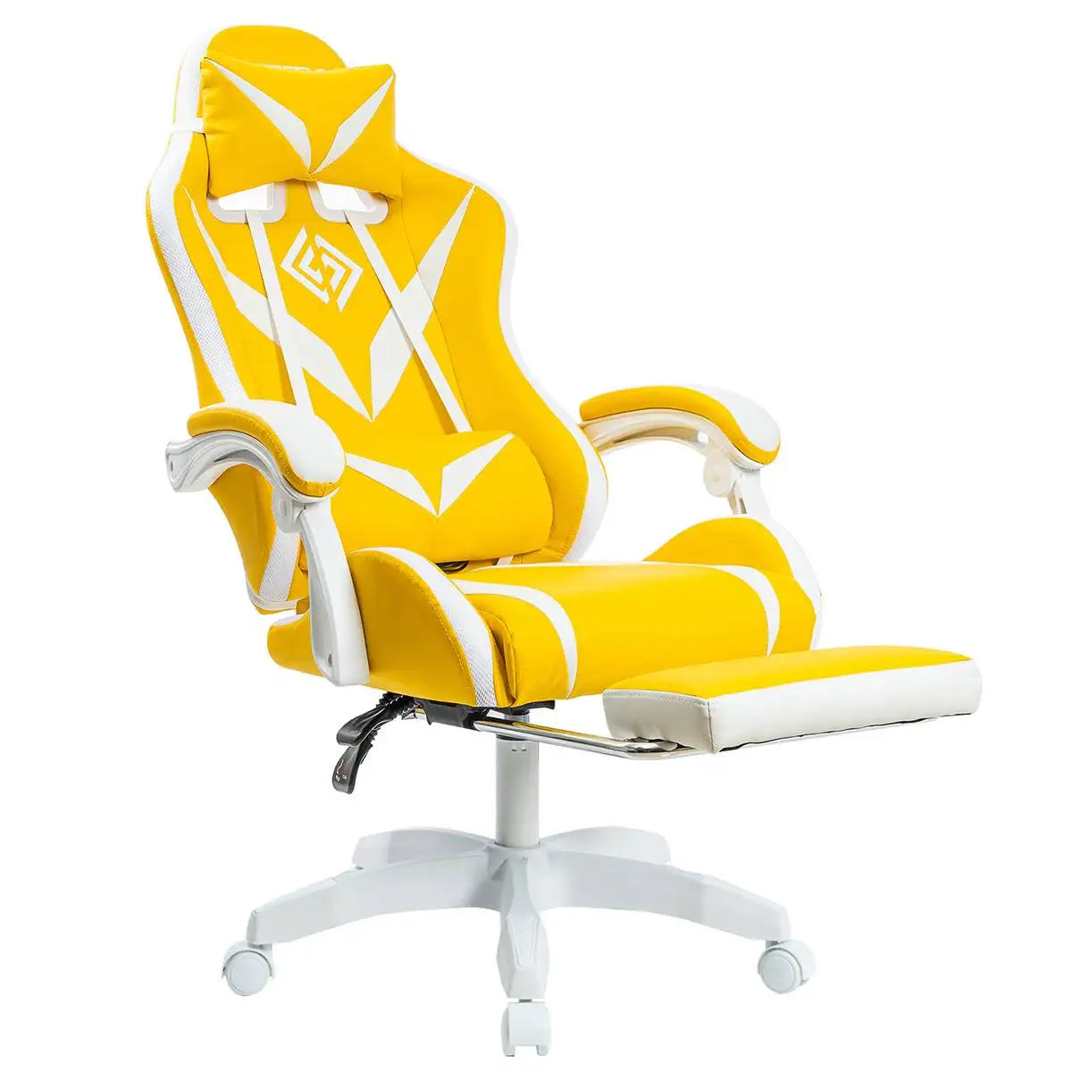 135 Degrees Gaming Chair Recliner With Bluetooth Speaker and Ergonomic Swivel 2 Point Massage