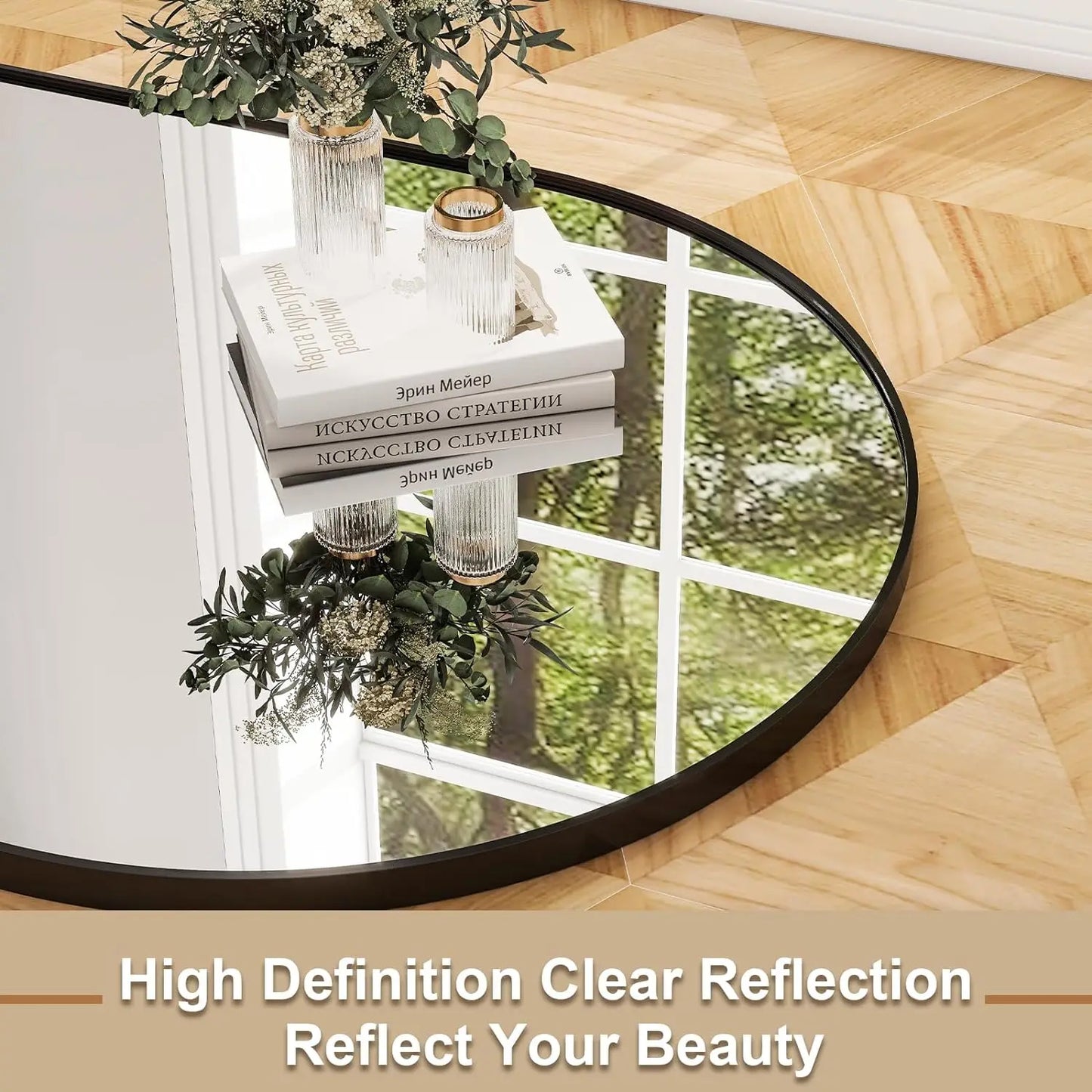 26" x 71" Full Length Mirror - Aluminum Alloy Frame Full Body Mirror