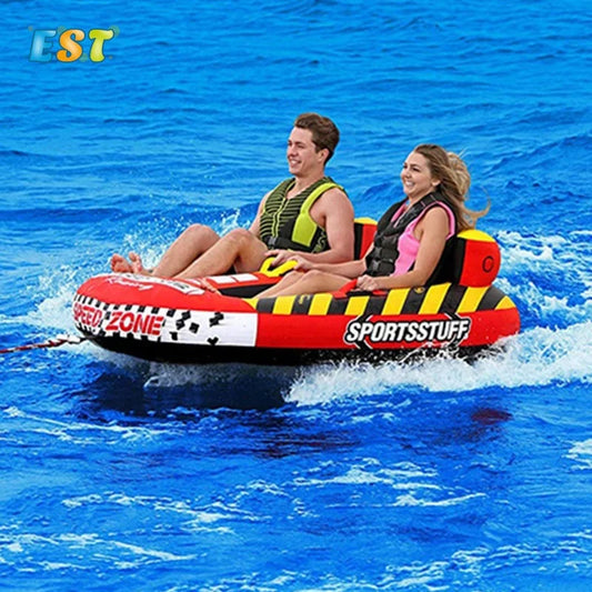 Inflatable Towable Surfing Water Toy – Water Ski Boat for Beach, Sea & Lake Fun