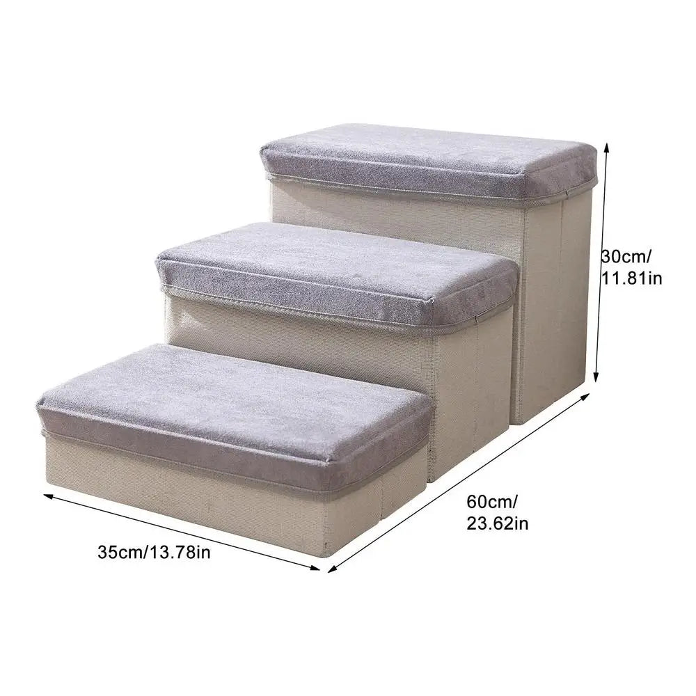 Indoor Foldable Pet Climbing Steps / Stairs