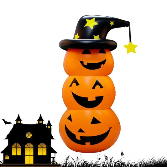 Inflatable Halloween Pumpkin – Blow Up Yard Decoration with LED Lights for Indoor & Outdoor Lawn, Garden, Porch, and Yard