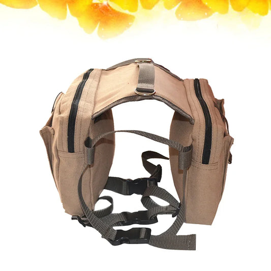 Dog Hiking Saddle Bag – Outdoor Travel & Camping Dog Backpack with Adjustable Straps for Medium & Large Dogs