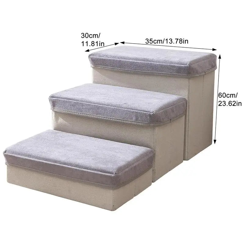 Indoor Foldable Pet Climbing Steps / Stairs