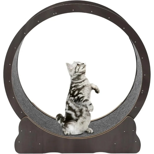 Cat Exercise Treadmill Solid Wood Wheel