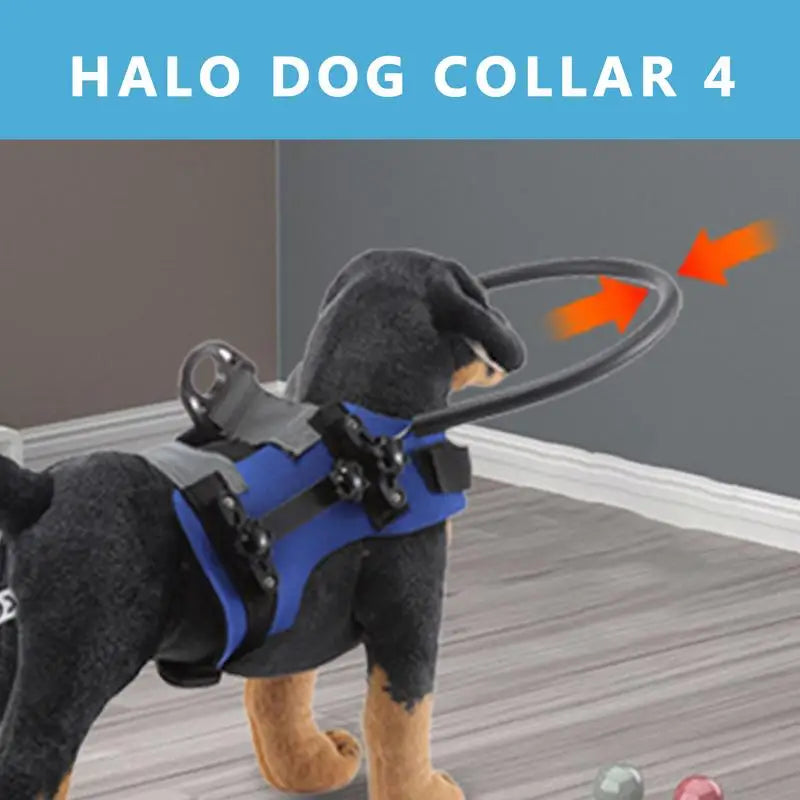 Blind Dog Harness with Bumper Ring – Lightweight Adjustable Guiding Device for Visually Impaired Pets – Safe & Comfortable Blind Dog Accessory