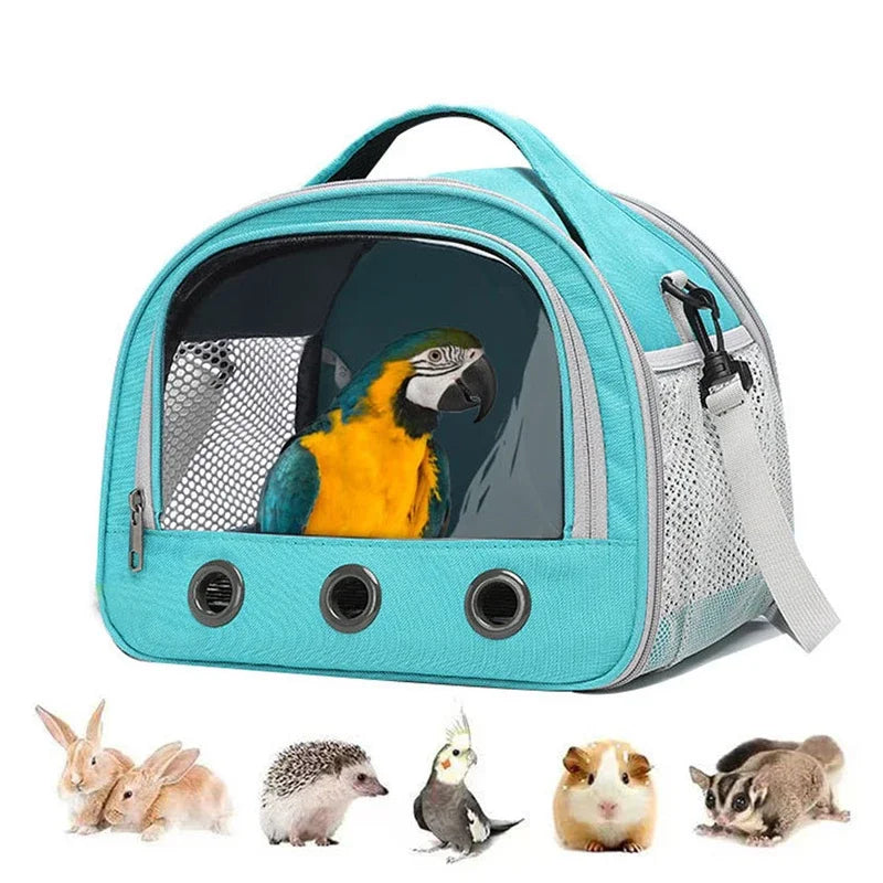 Foldable Pet Carrier Backpack – Portable Travel Bag with Cotton Cushion for Cats, Dogs, Birds & Rabbits | Anti-Suffocation, Airline-Approved