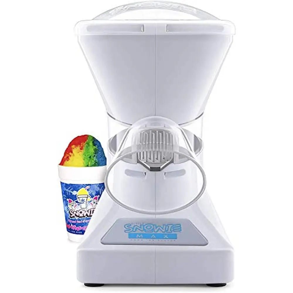 Premium Snow Cone Maker Kit with Flavored Powder Sticks Fast Ice Shaver Home 6 Stick Set Fluffy Ice in 5 Seconds Heavy Duty
