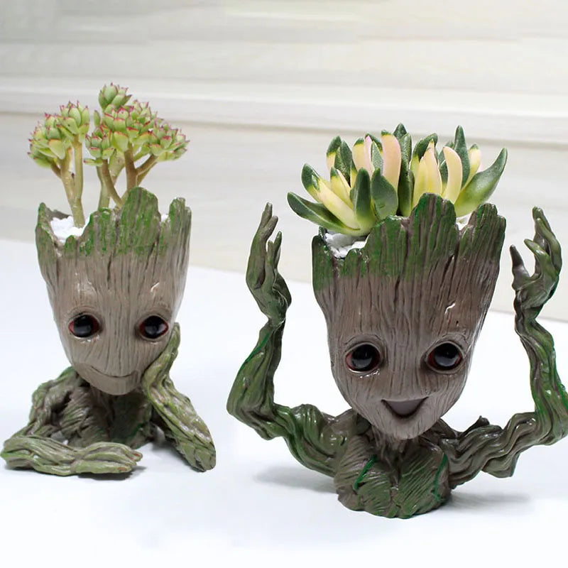 Groot Plastic Garden Vases / Pots For Flowers