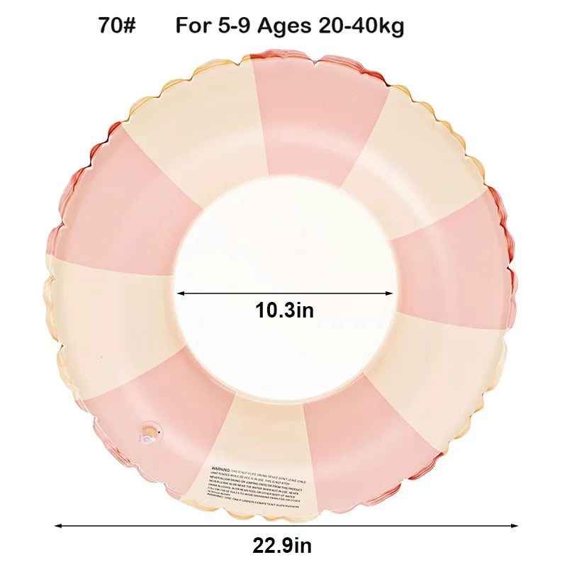 Rooxin Donut Swimming Inflatable Swimming Pool Float Ring