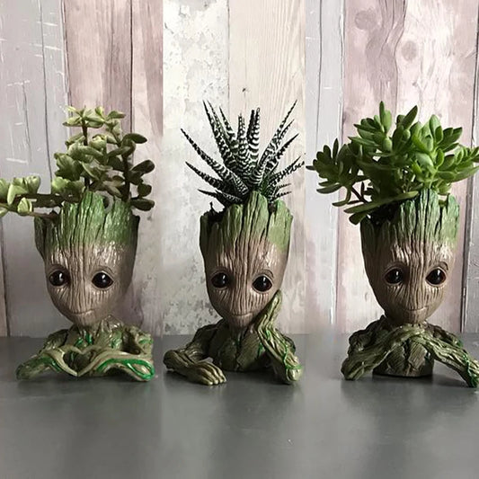Groot Plastic Garden Vases / Pots For Flowers