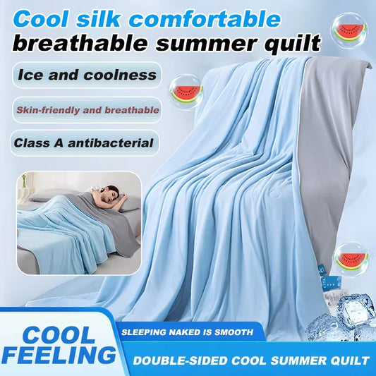 Cooling Blankets for Hot Sleepers – Cool Like Ice Cream Lightweight Blanket for Summer with Double Side Cold, Cooling Comforter