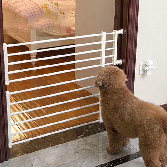 Adjustable Pet Railing Isolation Door – Indoor Safety Fence for Cats & Small Dogs (Length 55.8–100cm)