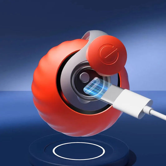 Automatic Moving Cat Toy Ball – USB Rechargeable Interactive Smart Cat Toy with Speedy Tail for Indoor Play & Exercise