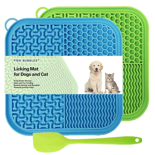 Premium Lick Pad with Suction Cups  - Slow Feeder for Dogs and Cats