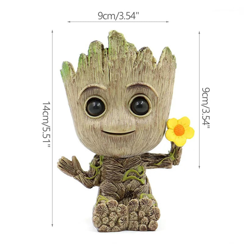 Groot Plastic Garden Vases / Pots For Flowers