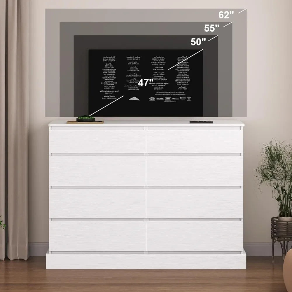 Long Dresser with 8 Drawers