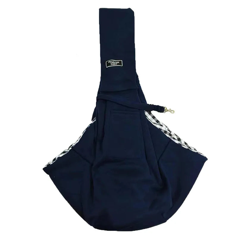 Crossbody breathable dog or cat folding pet bag
