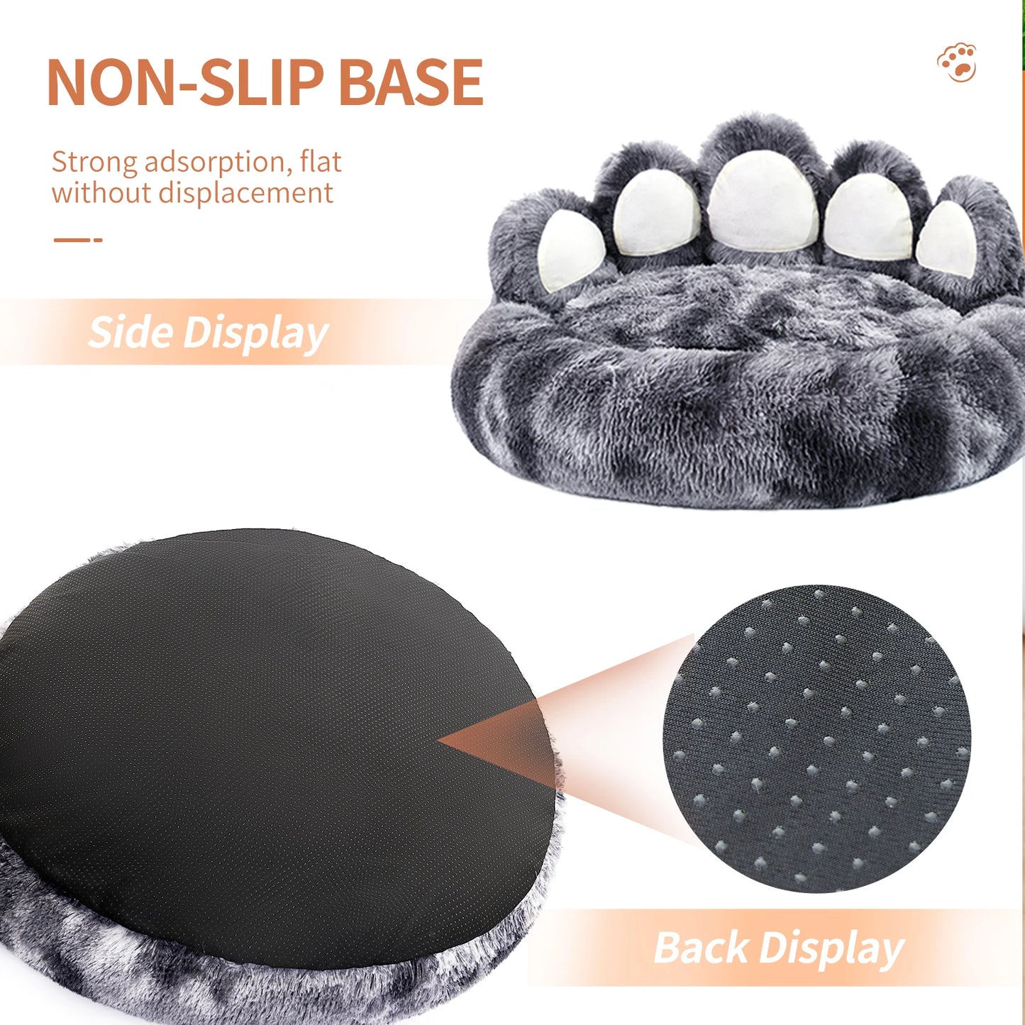 Paw Shaped Pet Dog Bed