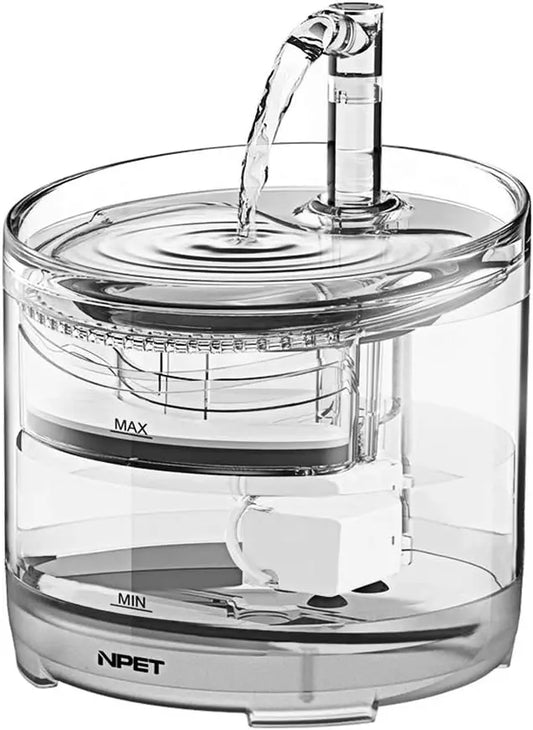 Automatic Pet Drinking Fountain with Replacement Faucet Kit