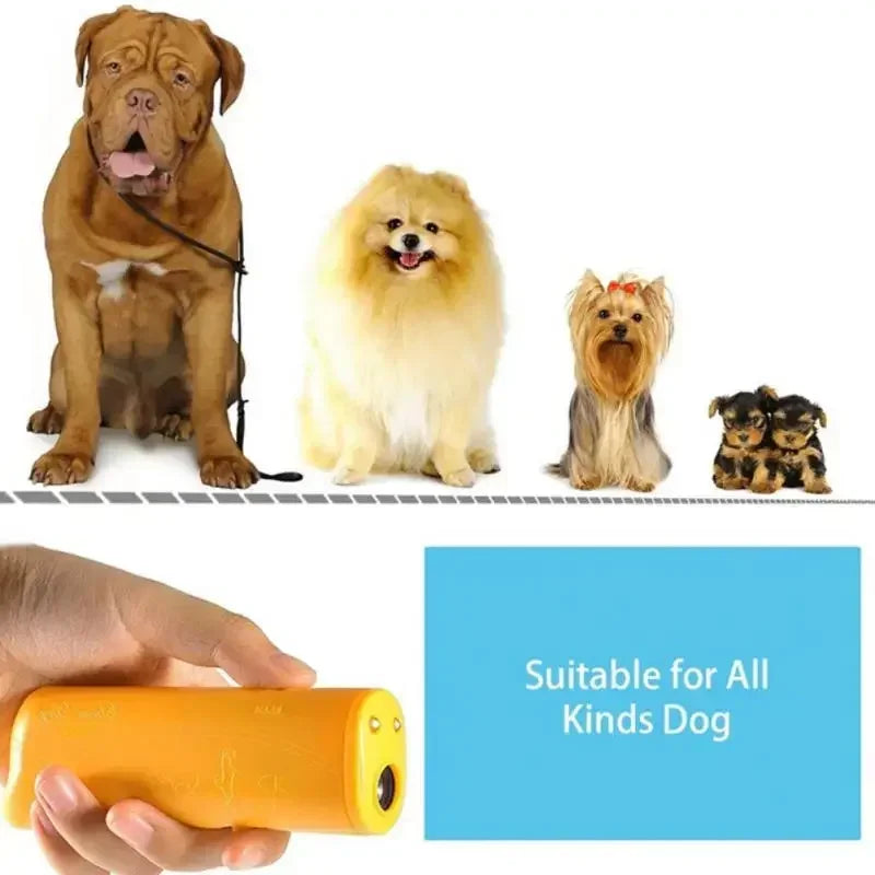 Double Ultrasonic Pet Repeller And Stop Barking Training Device