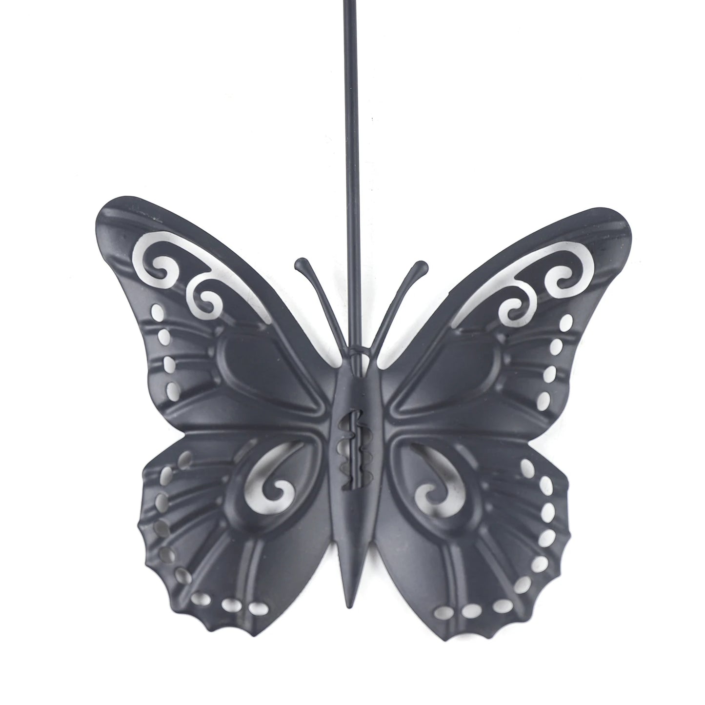 20inch Large Round Butterfly Wall-mounted Iron Clock