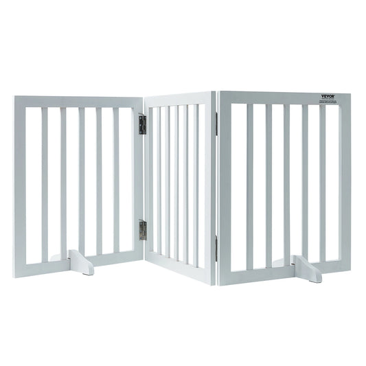 Free Standing 3 Panel Foldable Pet Gate