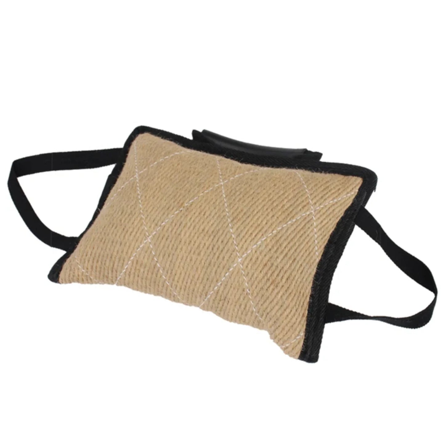 Durable Dog Bite Tug Toy with 2 Rope Handles – Training Chew Pillow for Medium & Large Dogs
