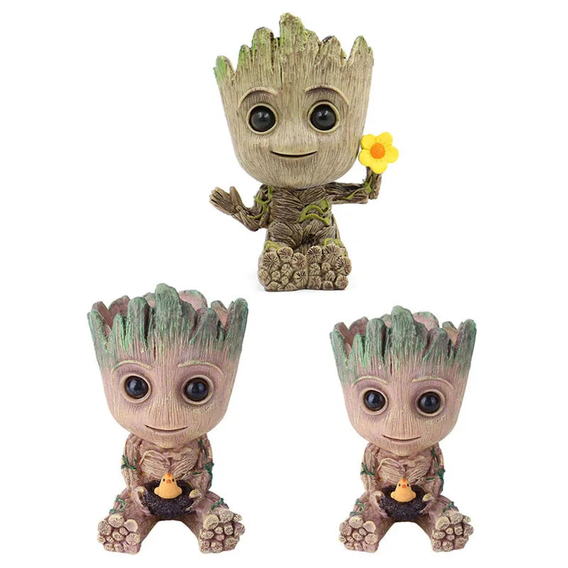 Groot Plastic Garden Vases / Pots For Flowers