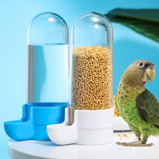 Hanging Pet Feeder & Water Dispenser – Squirrel & Parrot Food Box for Bird Cages, Durable Bird Supplies Accessory
