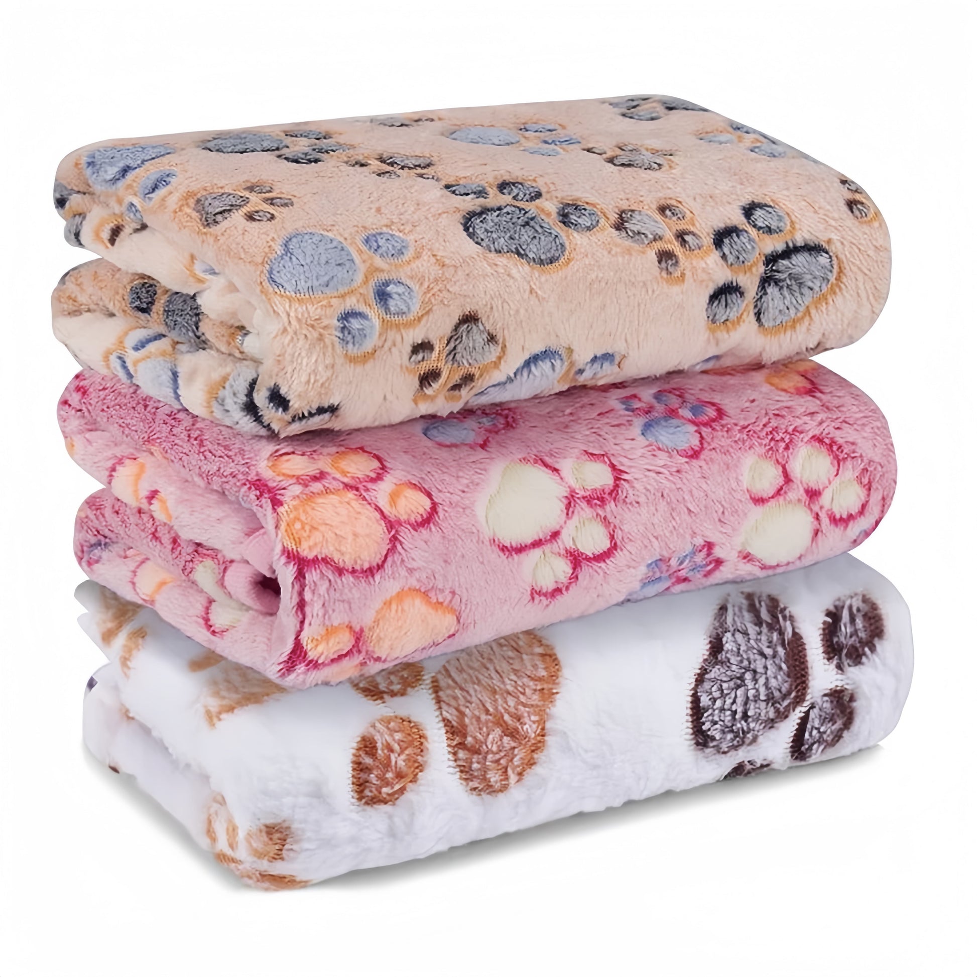 Premium Fleece Pet Blanket – Super Soft Fluffy Flannel Throw for Dogs & Cats, 23" x 16"