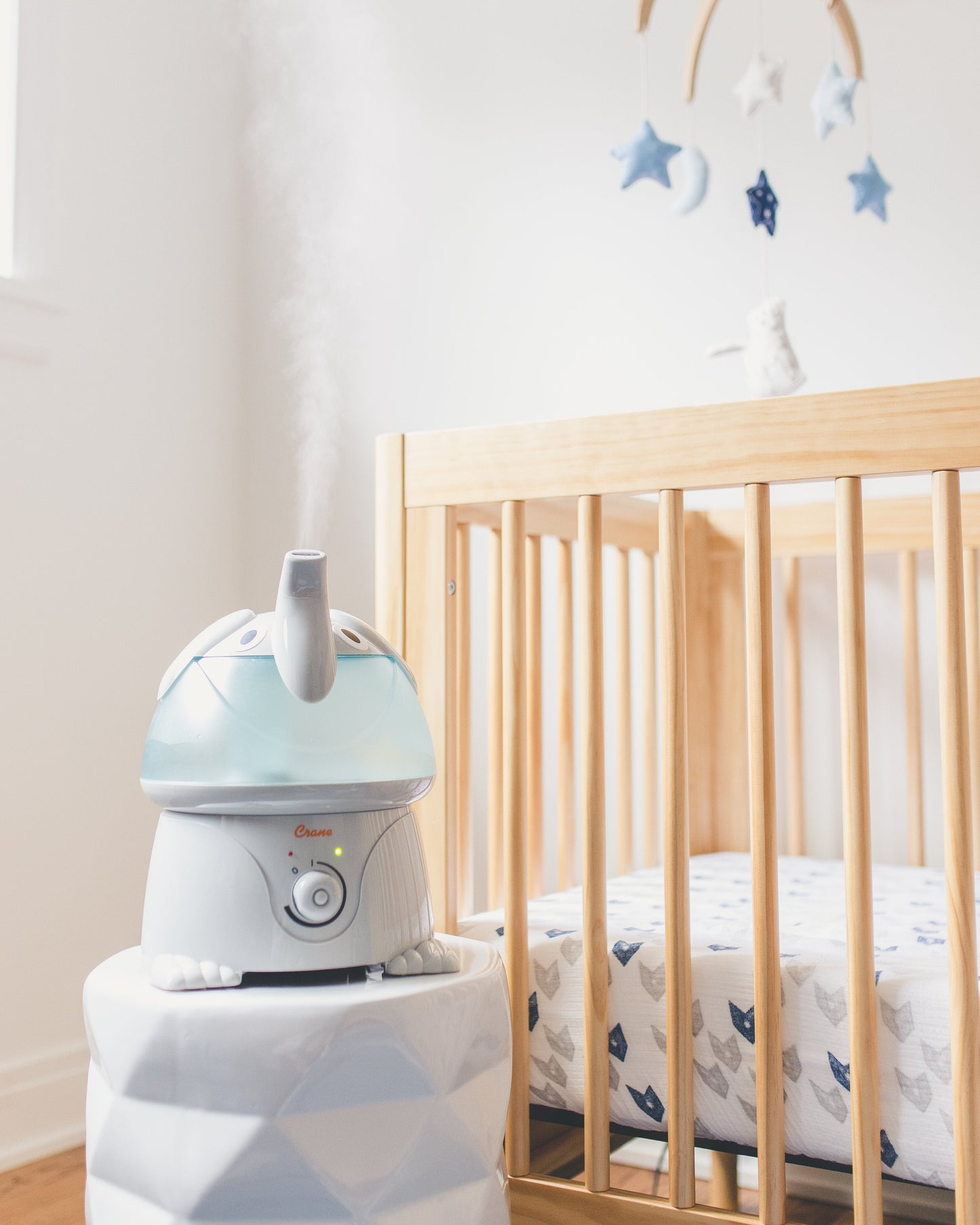 Crane Ultrasonic Elephant Humidifier – 1 Gallon Cool Mist for Nursery & Bedroom