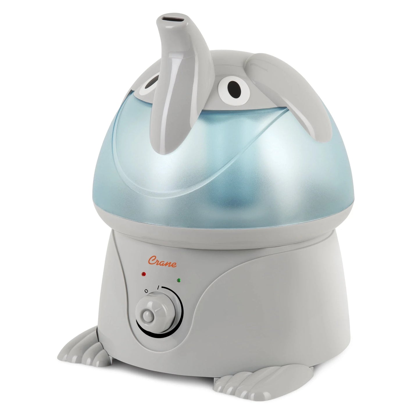 Crane Ultrasonic Elephant Humidifier – 1 Gallon Cool Mist for Nursery & Bedroom