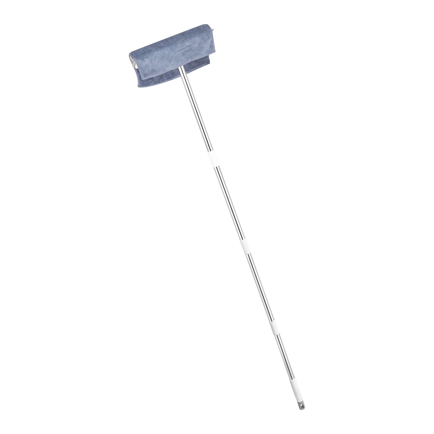 Adjustable Long-Handle Pet Hair Removal Broom – 58.46" Rubber Broom for Dogs & Cats