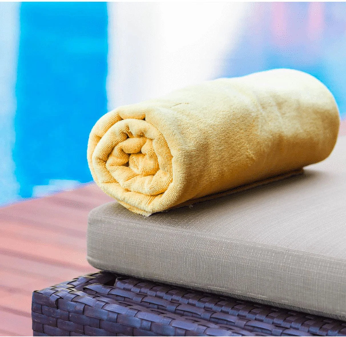Pack of 6 Cotton Bath Towels – 27" x 54", Super Soft, Quick-Dry, Multicolor