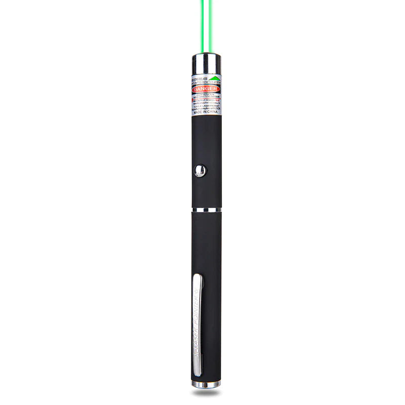 3-Pack 900 Mile Laser Pointer Pen – Green, Blue & Red Visible Beam