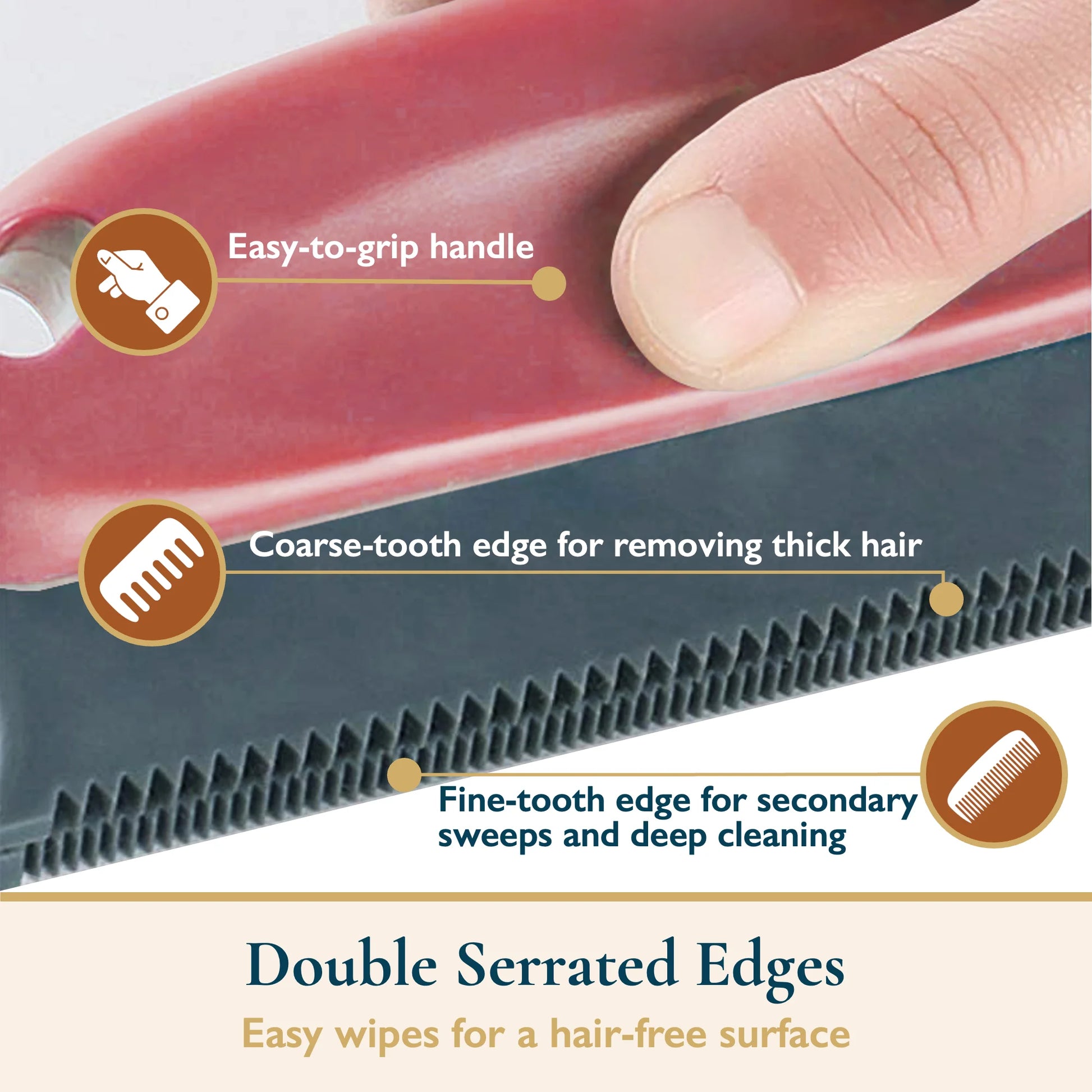 Pet Hair Remover Set – Reusable Roller & Detailer for Dog & Cat Fur