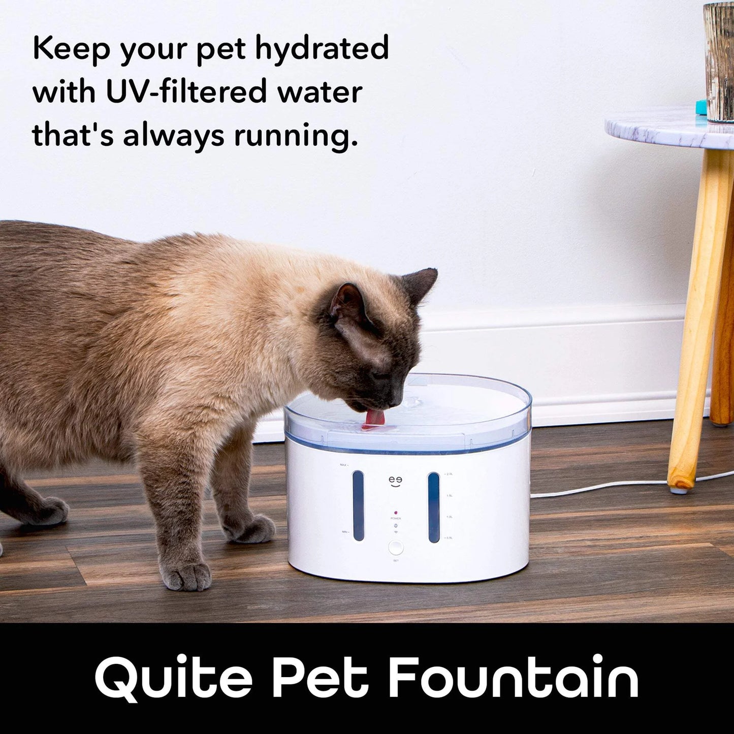 PetConnect Smart Fountain – 2.5L Automatic Water Dispenser for Cats & Dogs