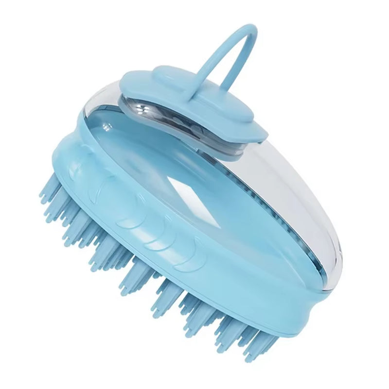 2-in-1 Pet Bath Brush – Silicone Grooming & Massage Comb for Dogs & Cats