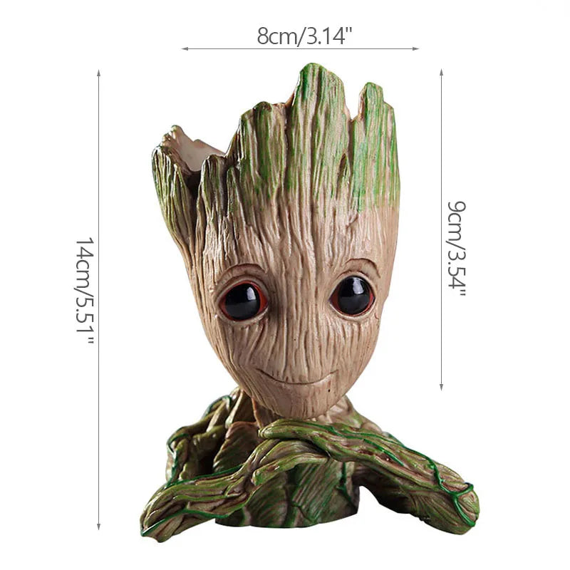 Groot Plastic Garden Vases / Pots For Flowers