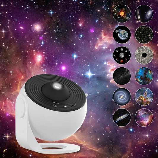 Night Light Galaxy Projector – 360° Rotating Starry Sky Planetarium Lamp for Kids’ Bedroom, Valentine’s Day, Weddings & Home Décor