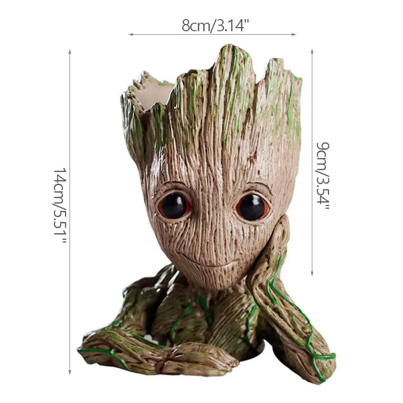 Groot Plastic Garden Vases / Pots For Flowers