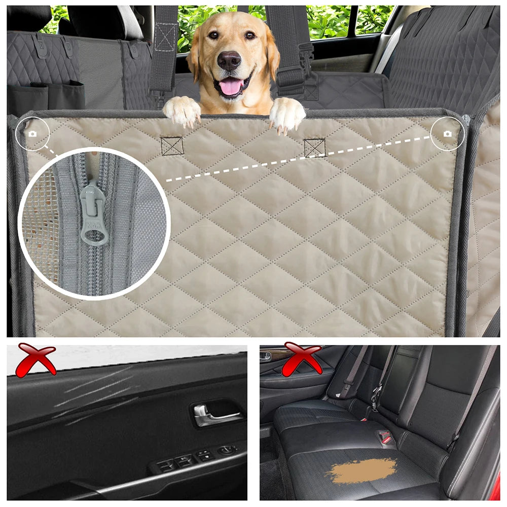 Waterproof Pet Rear Back Seat Car Cover – Ultimate Protection for Car Rides with Your Pet
